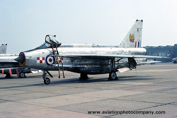 RAF 56 Squadron English Electric Lightning F.6 XS933/K (1976)