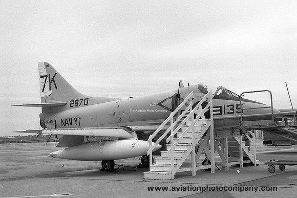 US Navy Olathe Douglas A-4B Skyhawk 142870/7K-135