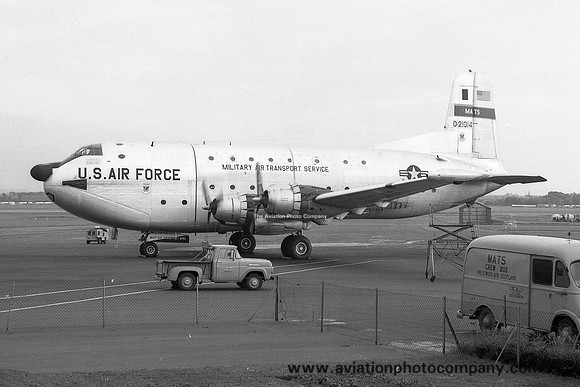 USAF MATS 1607 ATW Douglas C-124C Globemaster 52-1014 at Prestwick