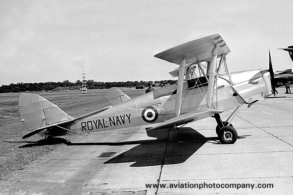 Royal Navy Lossiemouth Station Flight De Havilland Tiger Moth BB814