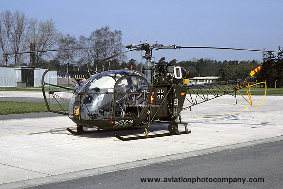 German Army HFS1 Sud Alouette II 75+99 (1981)