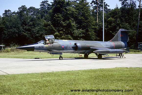 Canadian Air Force 1 CAG Canadair CF-104 Starfighter 104826 (1981)