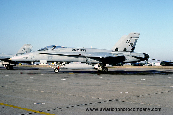US Marines VMFA-333 McDonnell Douglas F/A-18A Hornet 161970/DN-01 (1992)
