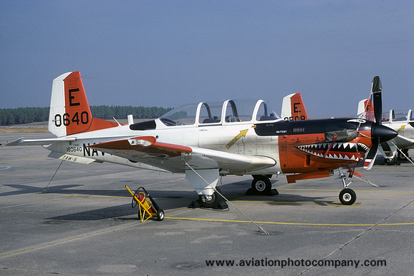 US Navy TAW-5 Beech T-34C Mentor 160640/E (1984)
