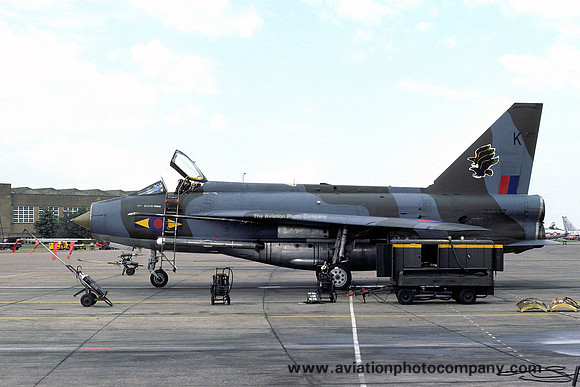 RAF 11 Squadron English Electric Lightning F.6 XS937/K (1976)