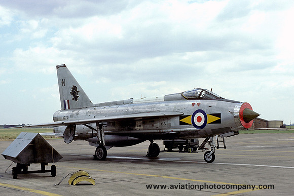 RAF 11 Squadron English Electric Lightning F.3 XP741/N (1976)