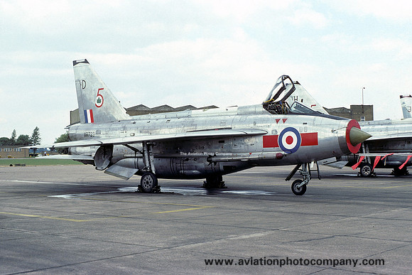 RAF 5 Squadron English Electric Lightning F.6 XR723/D (1976)