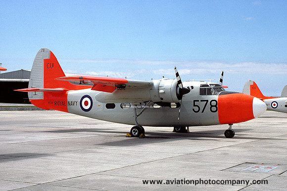 Royal Navy 750 Squadron Hunting Sea Prince T.1 WM735/CU578 (1976)
