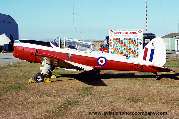 RAF 6 AEF DHC-1 Chipmunk T.10 WZ847/F (1976)