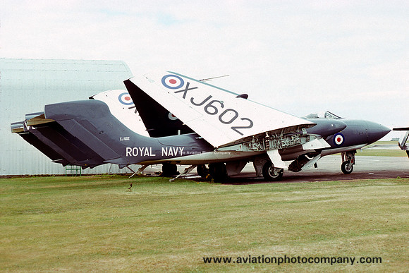 Royal Navy School of Aircraft Handling De Havilland Sea Vixen FAW.2 XJ602 (1976)