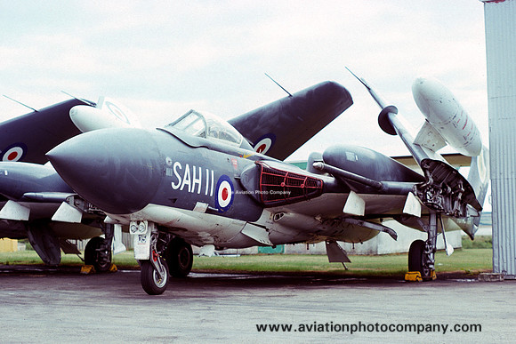 Royal Navy School of Aircraft Handling De Havilland Sea Vixen FAW.2 XN651/SAH-11 (1976)