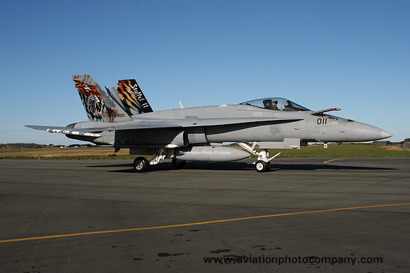 Swiss Air Force Staffel 11 McDonnell Douglas F/A-18C Hornet J-5011 at Tiger Meet Orland (2007)