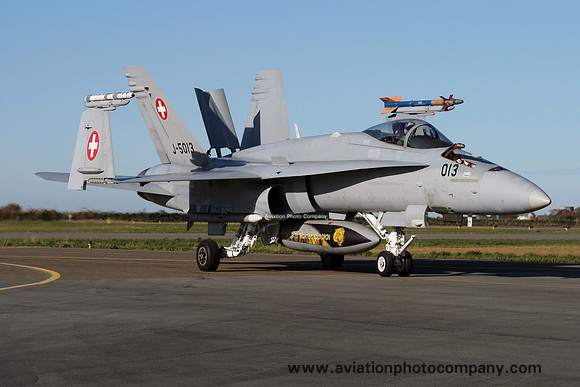 Swiss Air Force Staffel 11 McDonnell Douglas F/A-18C Hornet J-5013 at Tiger Meet Orland (2007)