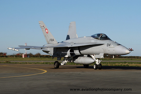 Swiss Air Force Staffel 11 McDonnell Douglas F/A-18C Hornet J-5014 at Tiger Meet Orland (2007)