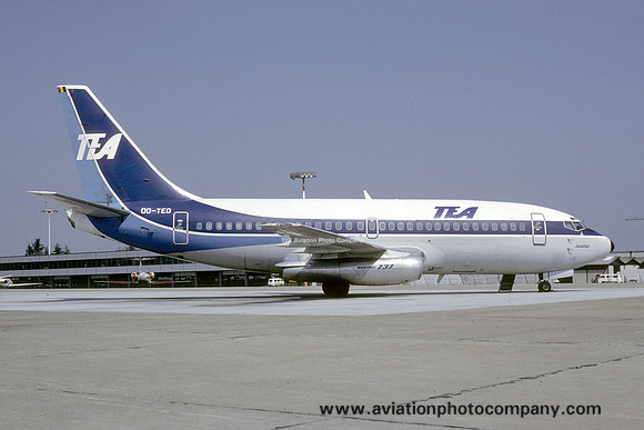 TEA Trans European Airways Boeing 737-2M8 OO-TEO (1987)