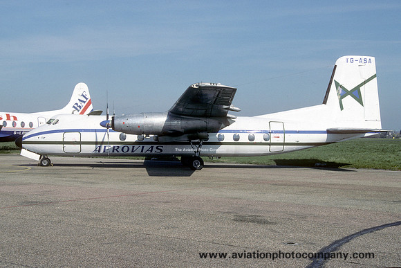 Aerovias Handley Page Herald TG-ASA (1988)