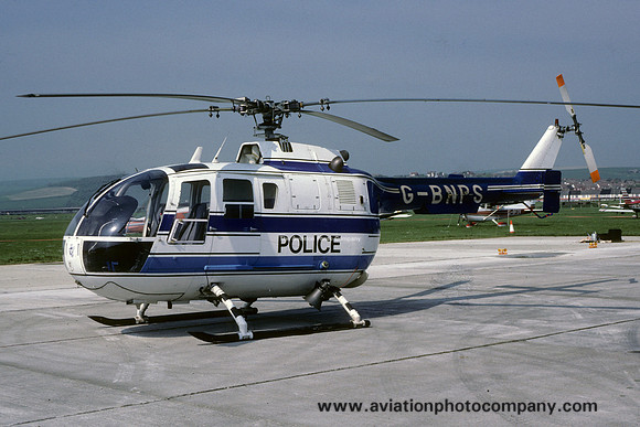 Police Aviation Services Ltd Bolkow 105DBS-4 G-BNPS at Shoreham (1988)