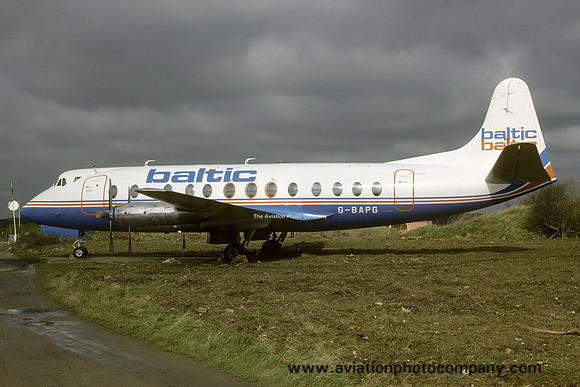 Baltic Airlines Vickers Viscount G-BAPG (1988)