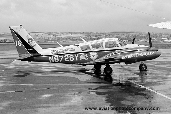 London Sydney Centenary Air Race Piper PA-30-160 Twin Comanche C N8728Y (1970)