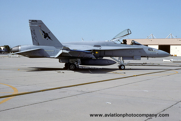 US Navy VFA-25 McDonnell Douglas F/A-18C Hornet 164645/NK-405 (1992)