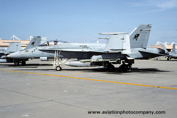 US Navy VFA-303 McDonnell Douglas F/A-18A Hornet 161710/311 (1992)