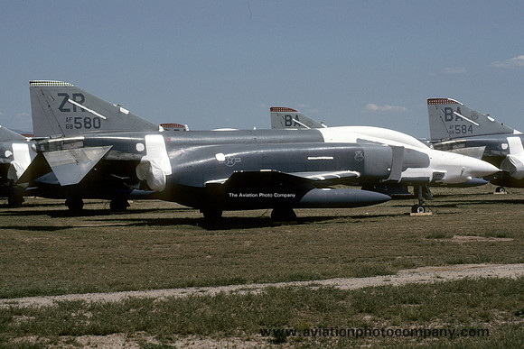USAF 26 TRW McDonnell RF-4C Phantom 68-0580/ZR at AMARC Davis Monthan (1992)