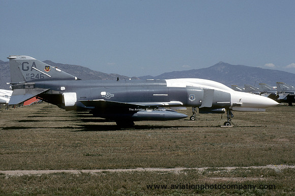 USAF 35 TFW McDonnell F-4E Phantom 67-0246/GA at AMARC Davis Monthan (1992)