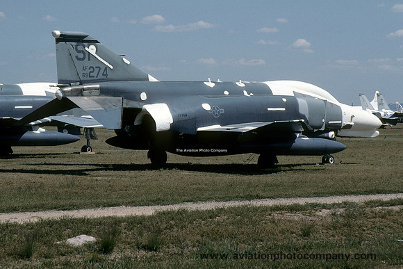 USAF 52 TFW McDonnell F-4G Phantom 69-0274/SP at AMARC Davis Monthan (1992)