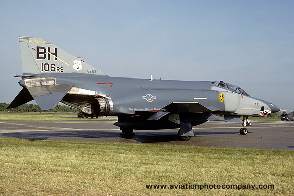 USAF Alabama ANG 106 RS McDonnell RF-4C Phantom 65-0833/BH (1993)