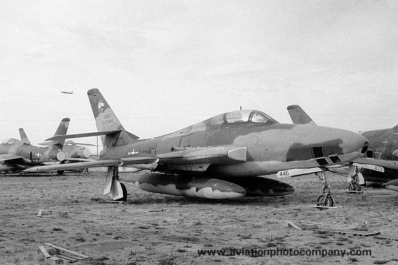 USAF Republic RF-84F Thunderflash 52-7446 at MASDC Davis Monthan (1972)