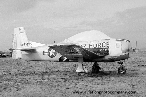 USAF North American T-28A Trojan 49-1495 at MASDC Davis Monthan (1972)