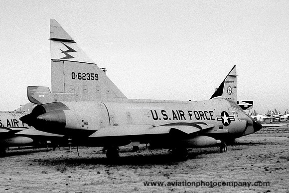 USAF 4780 ADW Convair TF-102A Delta Dagger 56-2359 at MASDC Davis Monthan (1972)