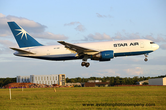 Star Air Boeing 767-219(F) OY-SRF at East Midlands (2019)