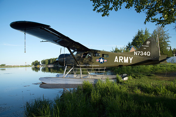 Ptarmigan Airlines DHC-2 Beaver N734Q at Lake Hood (2016)