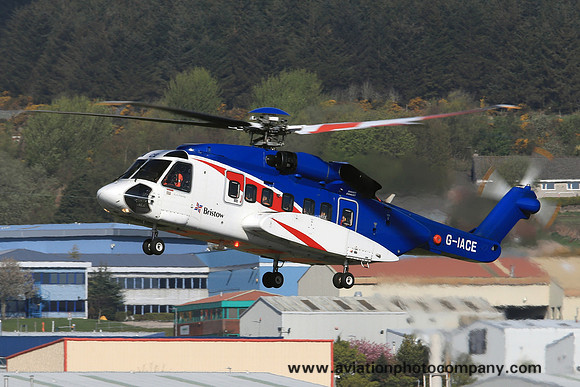 Bristow Helicopters Sikorsky S-92A G-IACE at Aberdeen (2019)