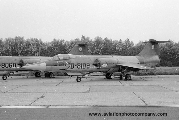Dutch Air Force 322 Squadron Lockheed F-104G Starfighter D-8109