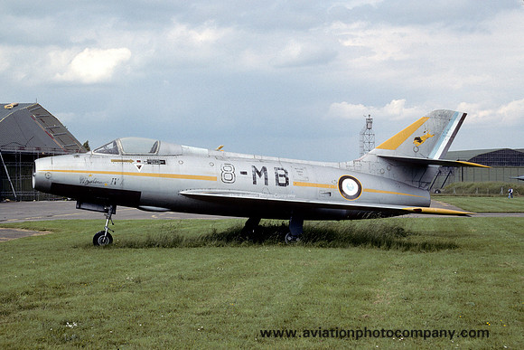 French Air Force Dassault Mystere 4A 278/8-MB displayed at Chateaudun (1995)
