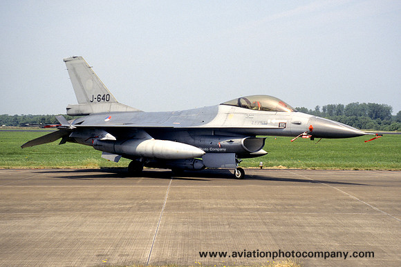Dutch Air Force GD F-16A Fighting Falcon J-640 (1995)