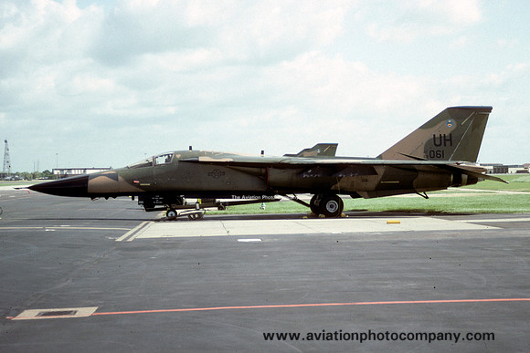 USAF 20 FW 55 FS General Dynamics F-111E Aardvark 68-0061/UH at the Mildenhall Air Fete (1993)