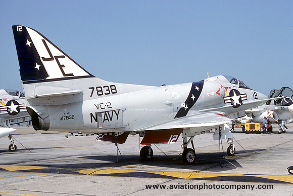 US Navy VC-2 Douglas A-4C 147838/JE-12 (1975)