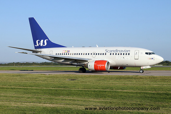 SAS Boeing 737-600 LN-RRZ at Manchester IAP (2016)