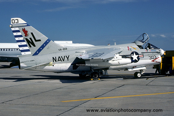 US Navy VA-22 LTV A-7E Corsair "NL-303" (1980)