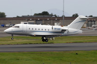 High Fly Ltd Bombardier Challenger 604 9H-MIR at Prestwick (2024)