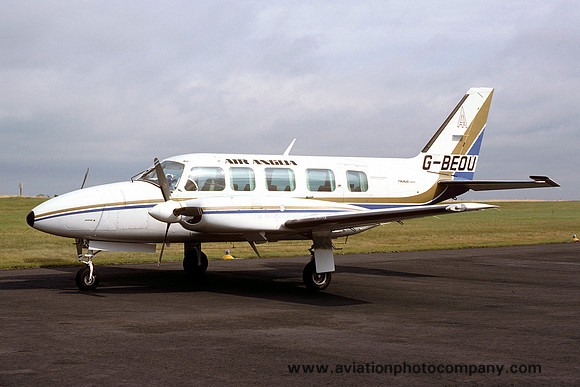 Air Anglia Piper PA-31-350 Navajo Chieftain G-BEOU (1977)