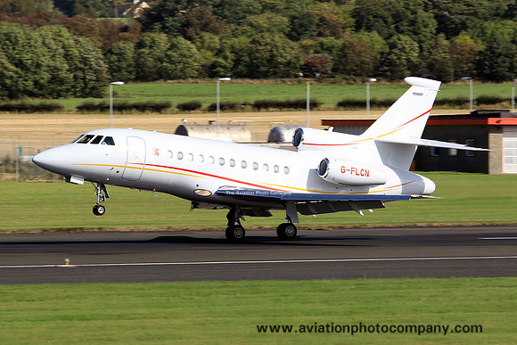 Dassault Falcon 900 G-FLCN at Prestwick (2013)