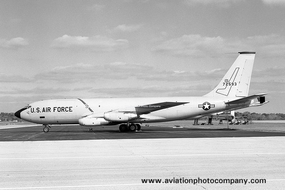 USAF 68 BW Boeing KC-135A Stratotanker 57-2593 at Offutt AFB (1982)