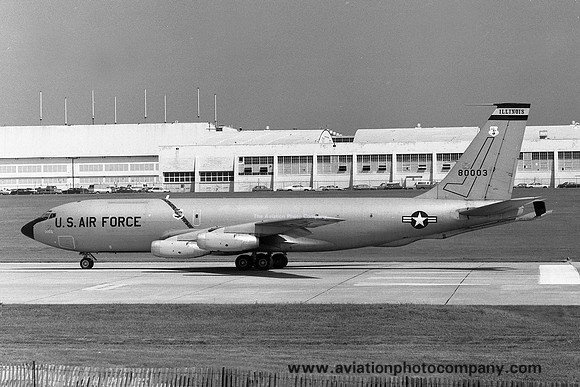 USAF Illinois ANG Boeing KC-135A Stratotanker 58-0003 at Offutt AFB (1982)
