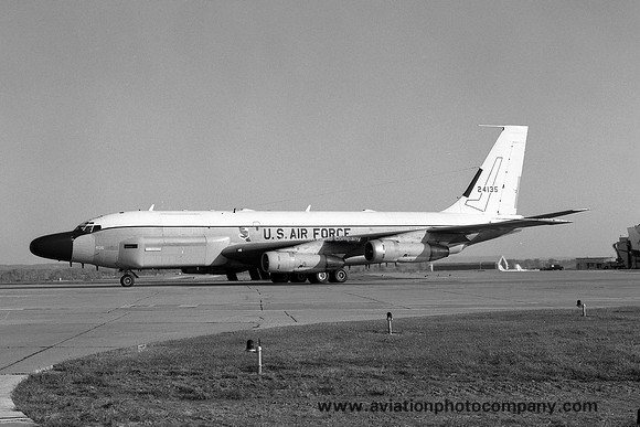 USAF 55 SRW Boeing RC-135W Rivet Joint 62-4135 at Offutt AFB (1982)
