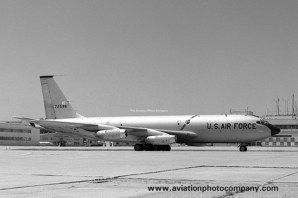 USAF 5 BW Boeing KC-135A Stratotanker 57-2596 at Offutt AFB (1983)