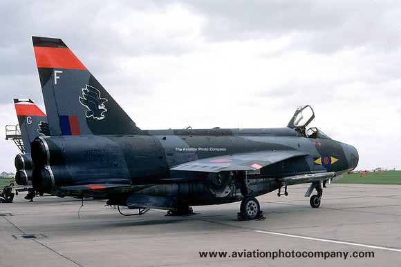 RAF 11 Squadron English Electric Lightning F.6 XR727/F (1976)